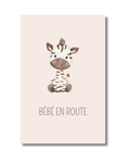 Bébé en route zèbre