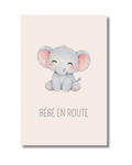 Bébé en route éléphant