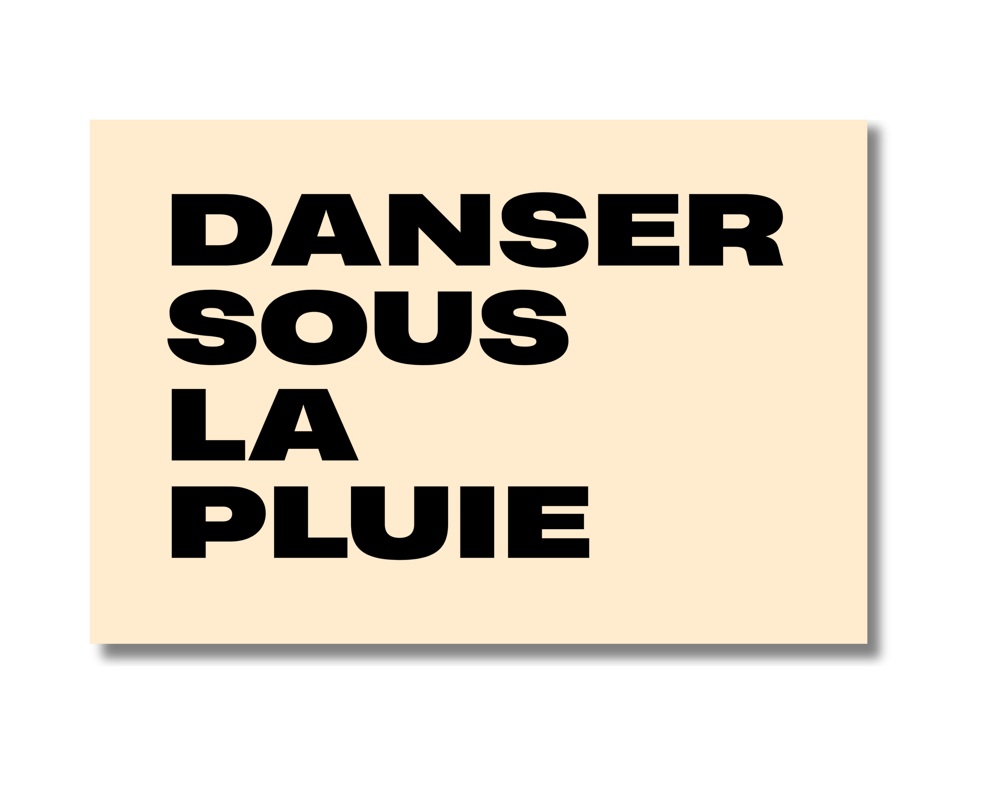 Danser sous la pluie