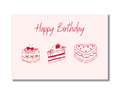 Happy birthday - gateaux
