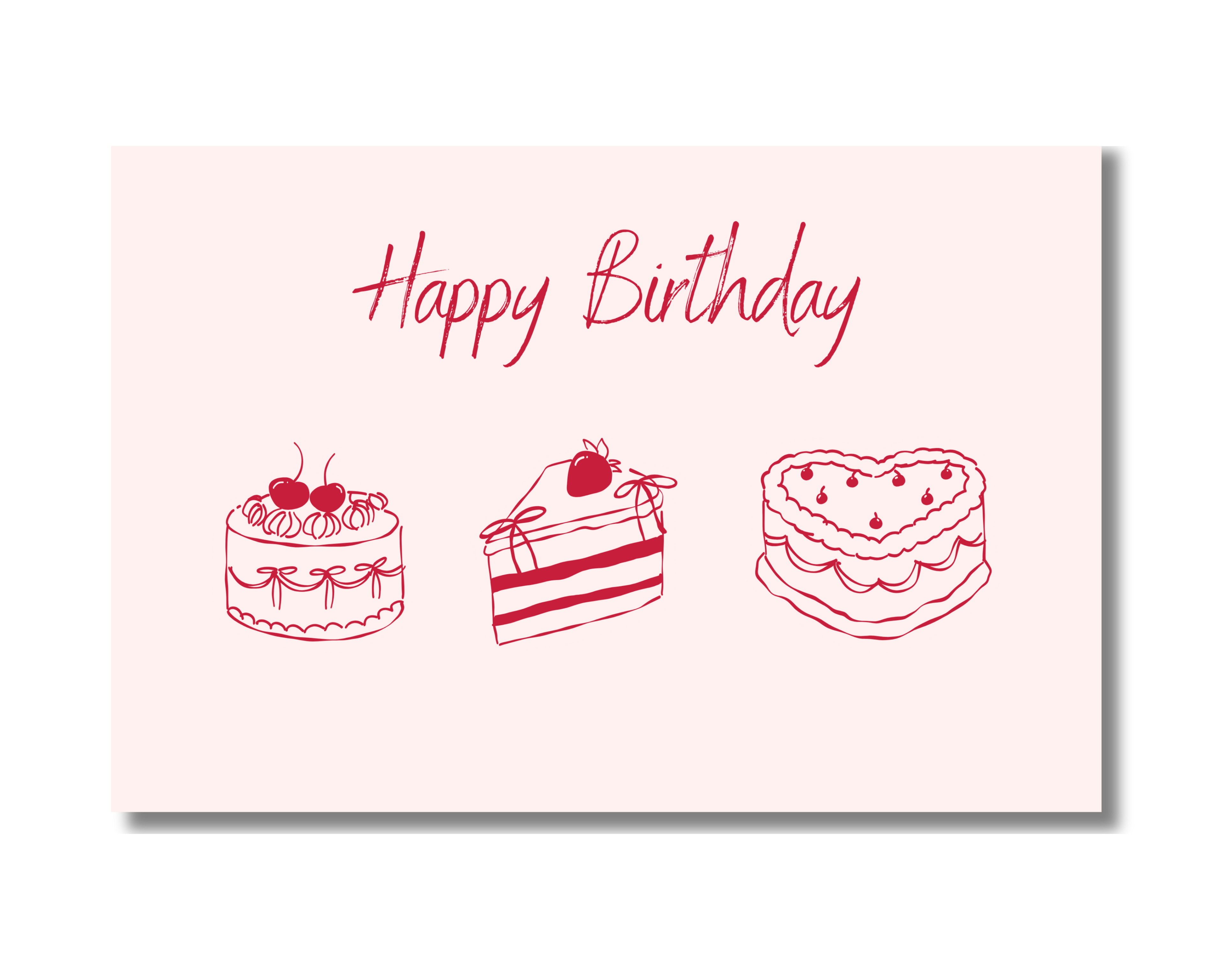 Happy birthday - gateaux