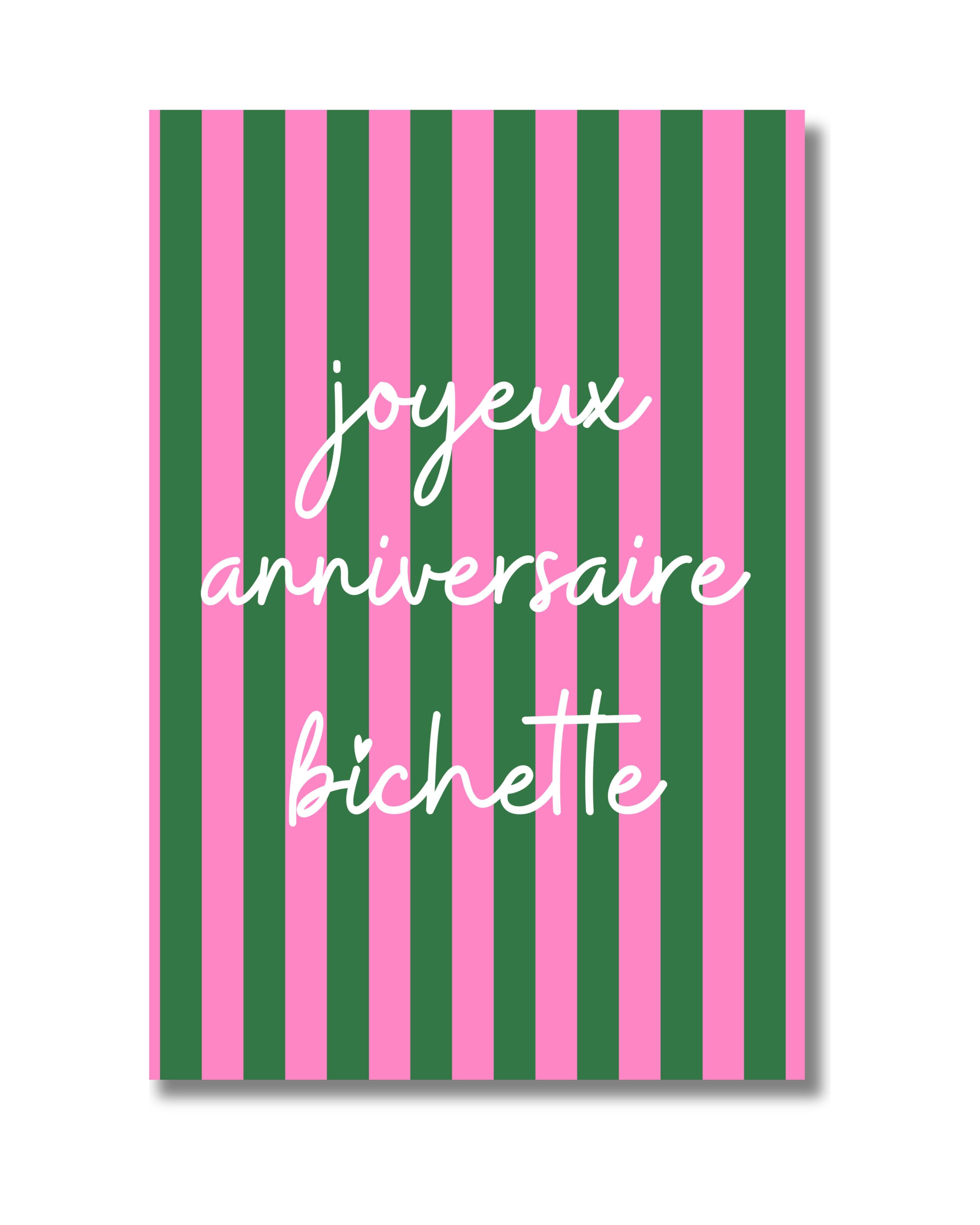 Joyeux anniversaire bichette