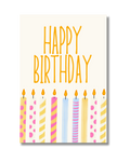Happy Birthday - Bougies