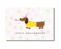 Joyeux anniversaire - chien