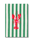 Homard - fond vert