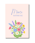 Merci maîtresse - fleurs