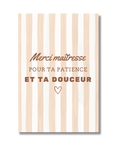 Merci maîtresse - patience et douceur