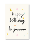 Happy birthday to you